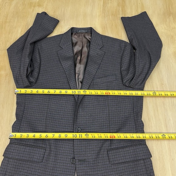 Lauren Ralph Lauren Blazer Sport Jacket Mens 42L Long Polyester Blend‎ Stretch - Picture 8 of 11